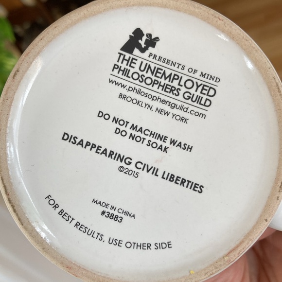 Disappearing Civil Liberties Mug - Picture 3 of 8